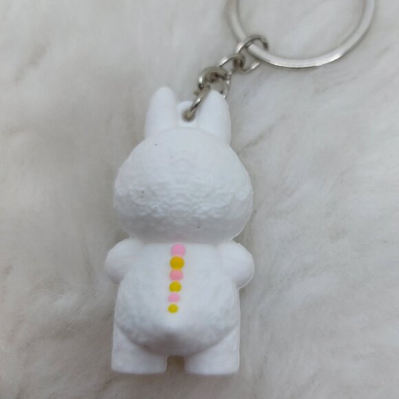 2/$19 Labubu Zimomo white keychain - Picture 2 of 7